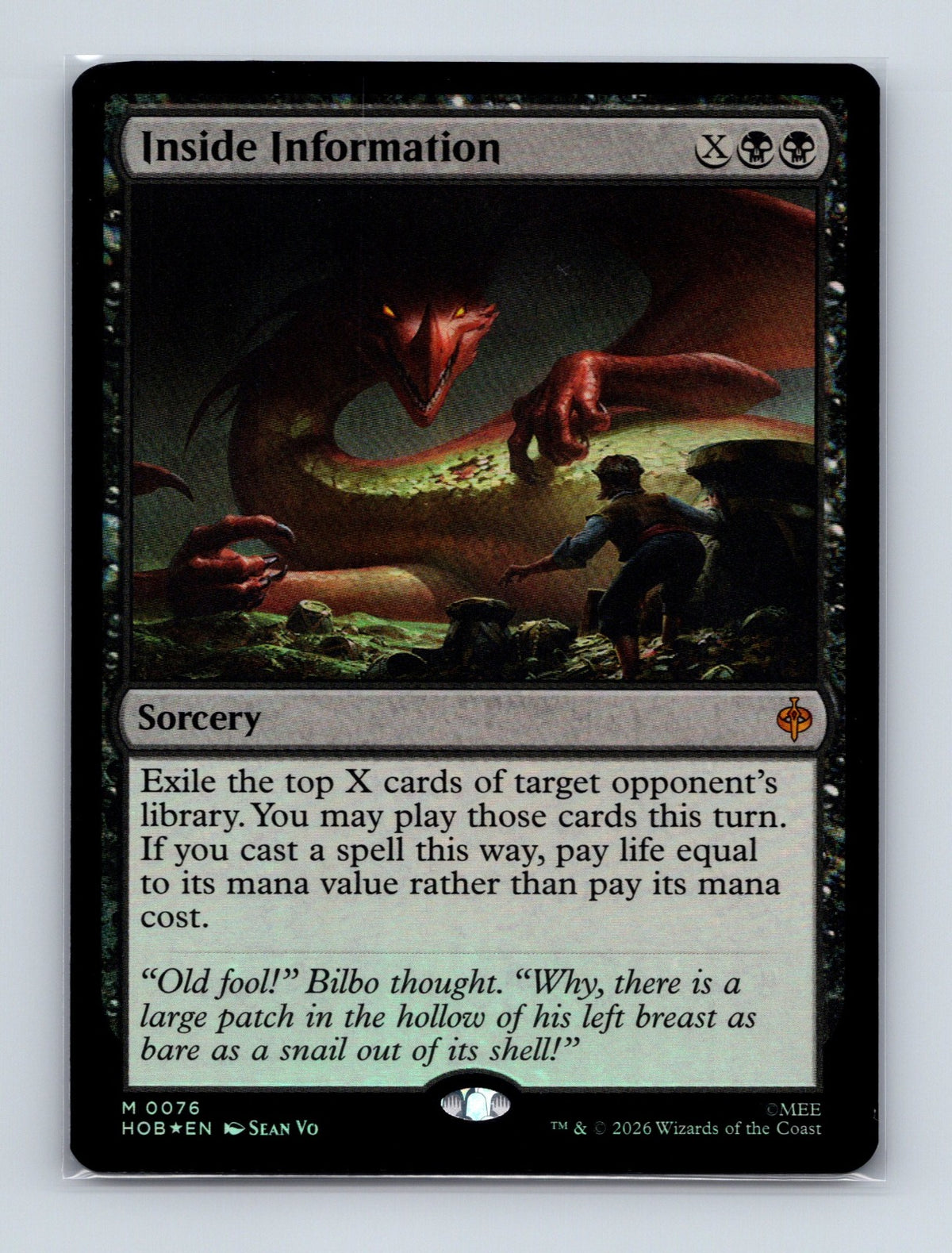 MTG Inside Information 76 The Hobbit Foil NM