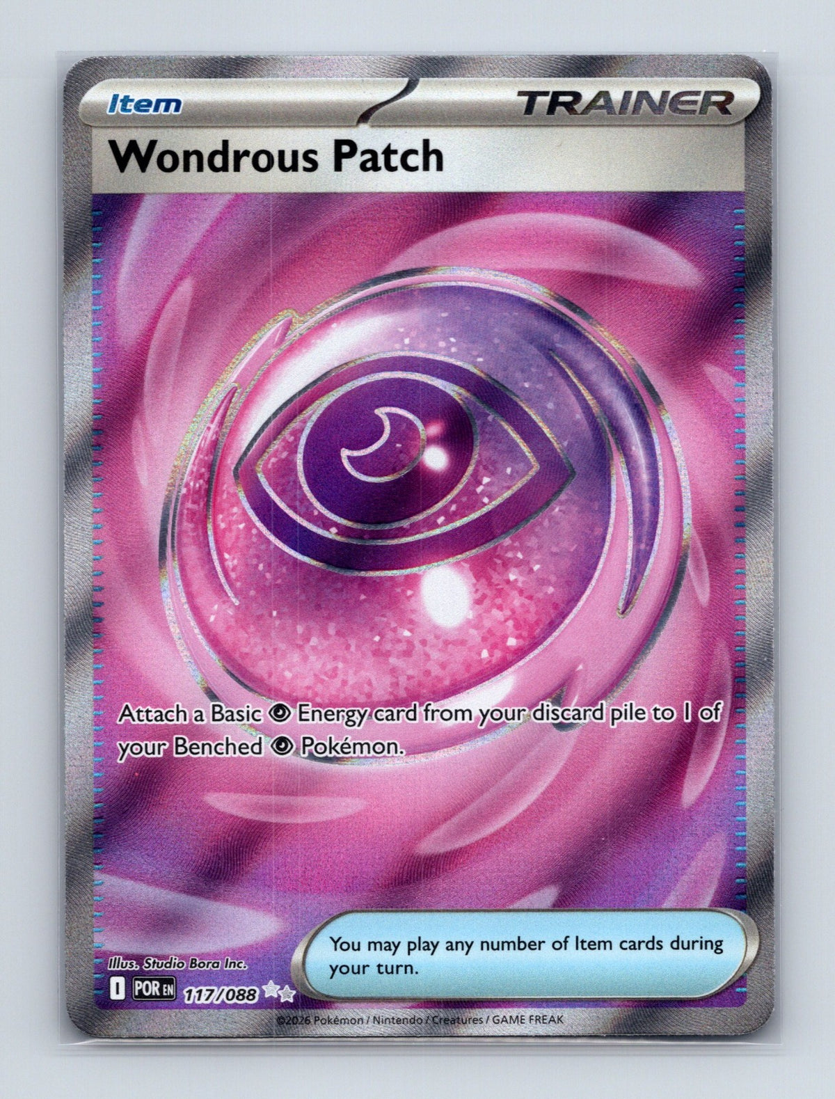 2026 Pokemon TCG Wondrous Patch ME03: Perfect Order 117/088 Holo Ultra Rare NM