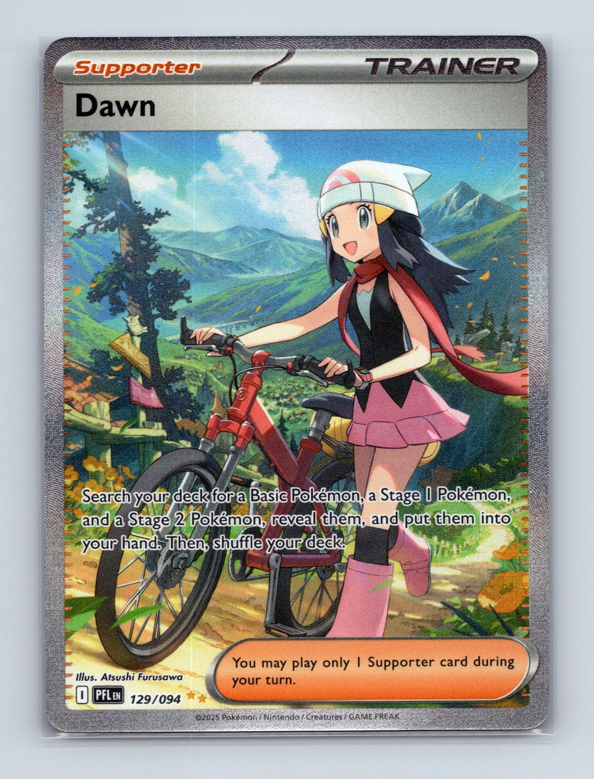 2025 Pokemon Dawn ME02: Phantasmal Flames 129/094 SIR NM
